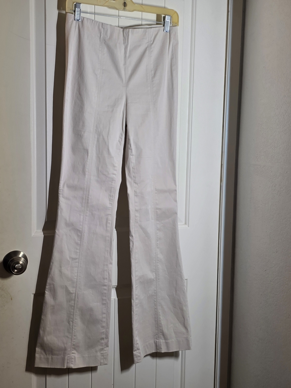 rag & bone Cream Flare Leg Pants